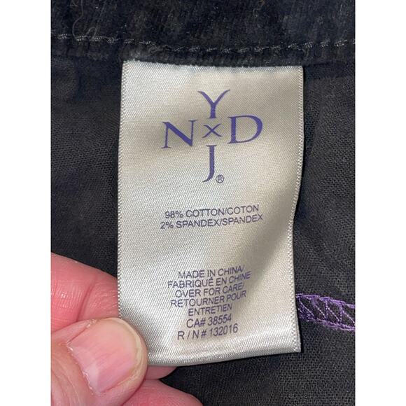 NYDJ Women's‎ Plus Size Barbara Bootcut Jeans in Corduroy - Size 24W - In Black - Picture 7 of 11